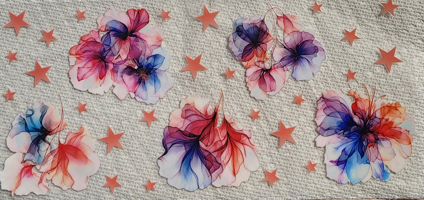 253-Flower Decal