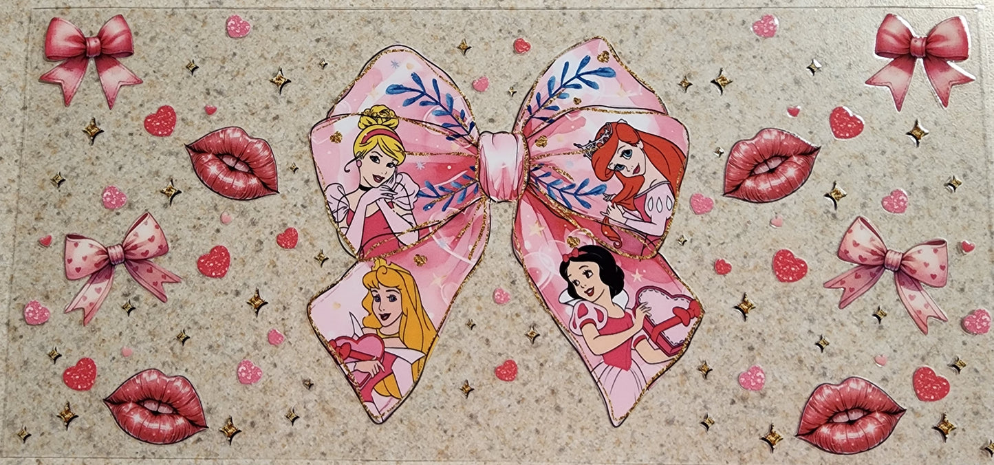 157-Princess Bow Decal
