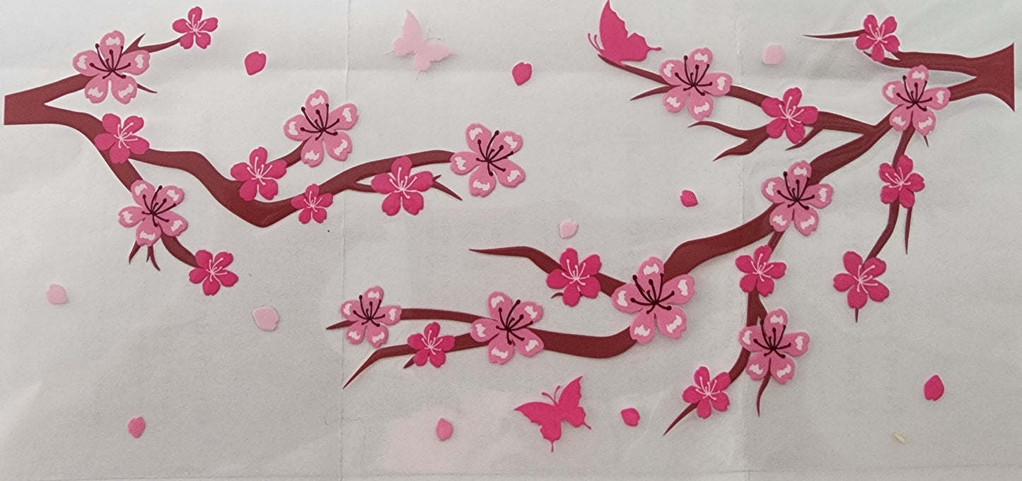 286-Pink Tree Decal